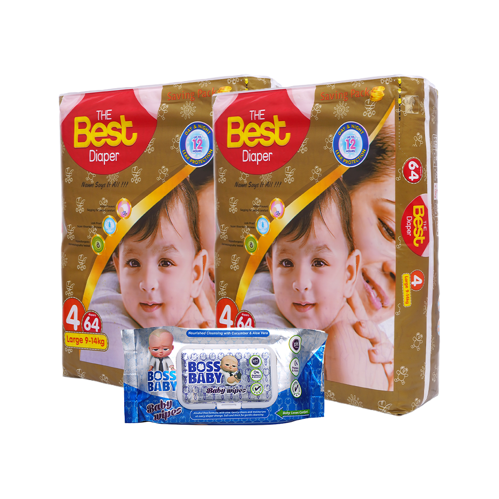 Buy 2 Jumbo Pack Get 1 Boss Baby Wipe Free